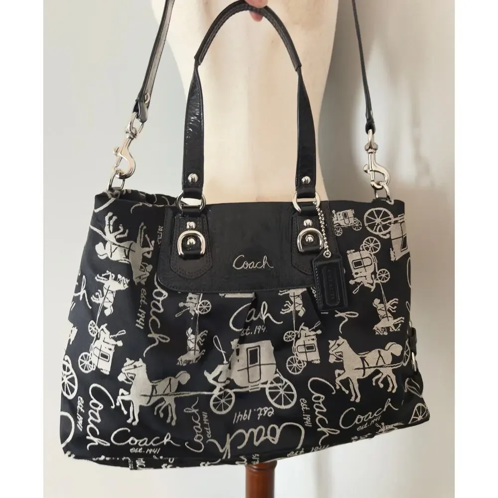 Coach Graffiti Scribble Large Hobo Shoulder purse
